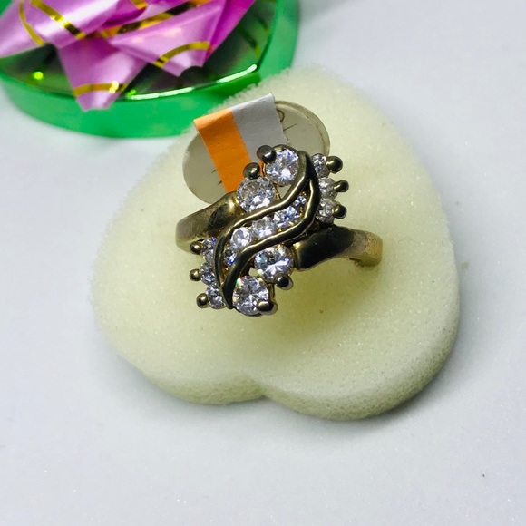 Sparkling gorgeous ring Vintage Glam Streetwear - Picture 2 of 8